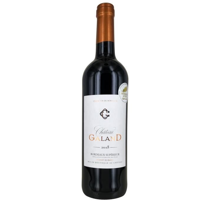 Château Galand 2018 Bordeaux Supérieur - Vin rouge de Bordeaux