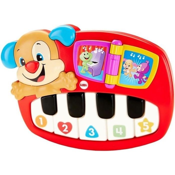 FISHER-PRICE - Le Piano De Puppy - Instrument de musique pour enfant