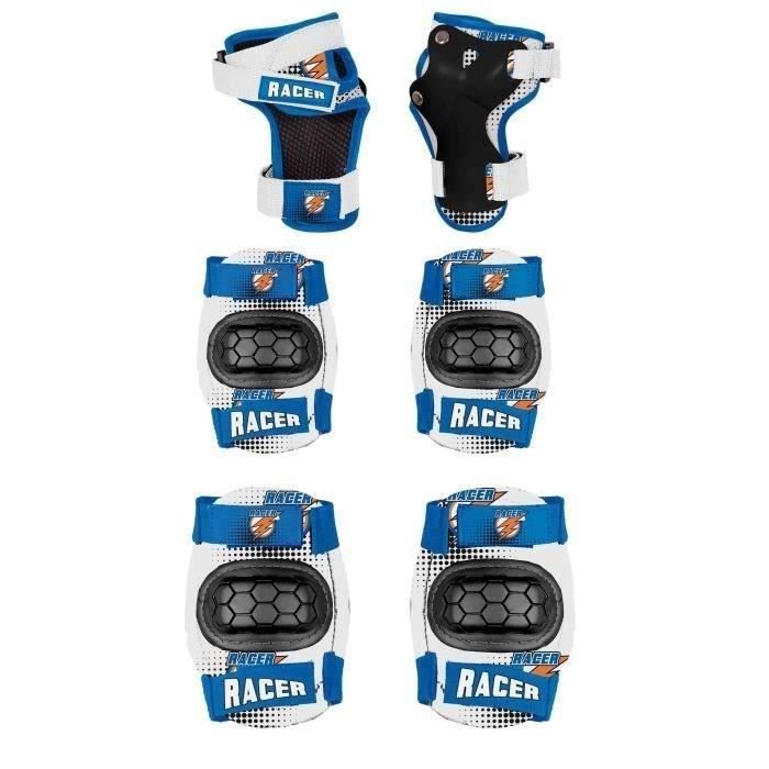 STREET TEENS Ensemble Protections Rollers / Vélo - Bleu
