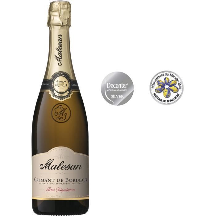 Malesan Crémant de Bordeaux - Vin brut dégustation