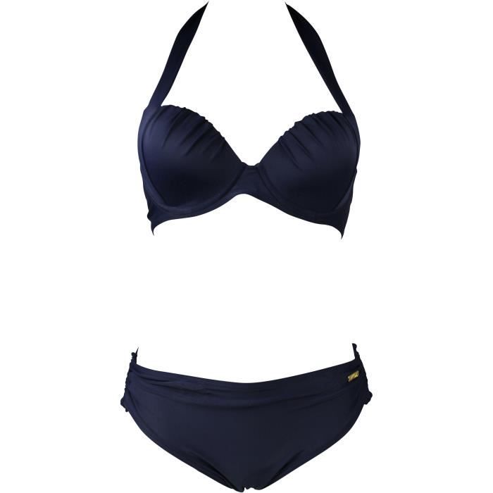 MILA Bikini 2 pièces Marine Femme