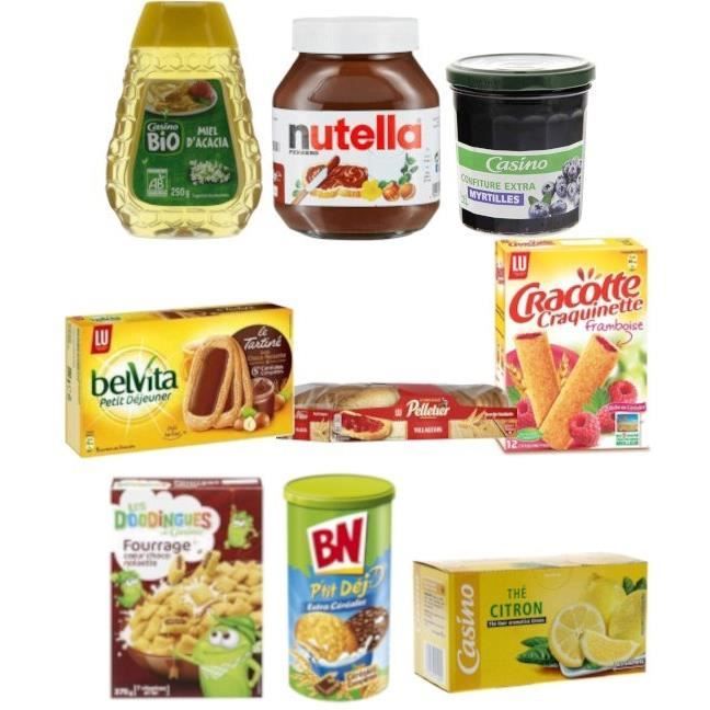 Kit complet pour petit déjeuner - 9 produits