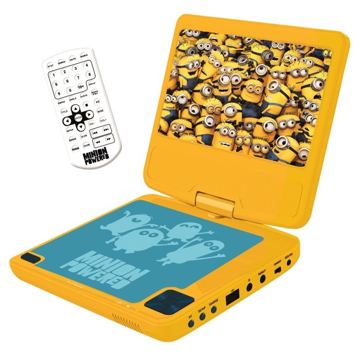 Ecran LCD portable LES MINIONS Lecteur DVD 7