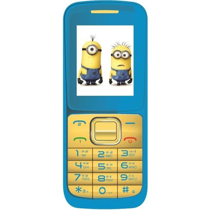 LES MINIONS Téléphone portable enfant LEXIBOOK