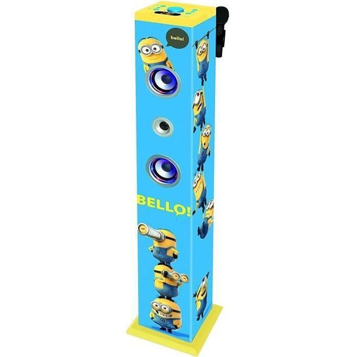 LEXIBOOK - LES MINIONS - Tour de Son Enfant Bluetooth et 1 Micro