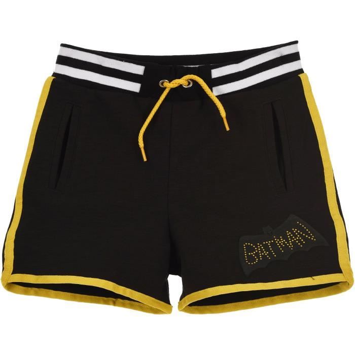 BATMAN SHORT POCHES Garçon 65% coton/35% Polyester Anthracite