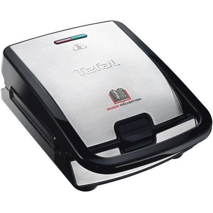 TEFAL SW853D12 Snack Collection Croque gaufres + 2 plaques grill panini Snack Collection offertes XA800312, Multifonction