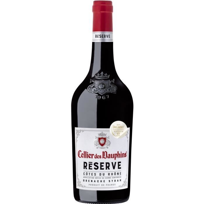 Cellier des Dauphins Réserve 2018 Côtes du Rhône - Vin rouge de la Vallée du Rhône