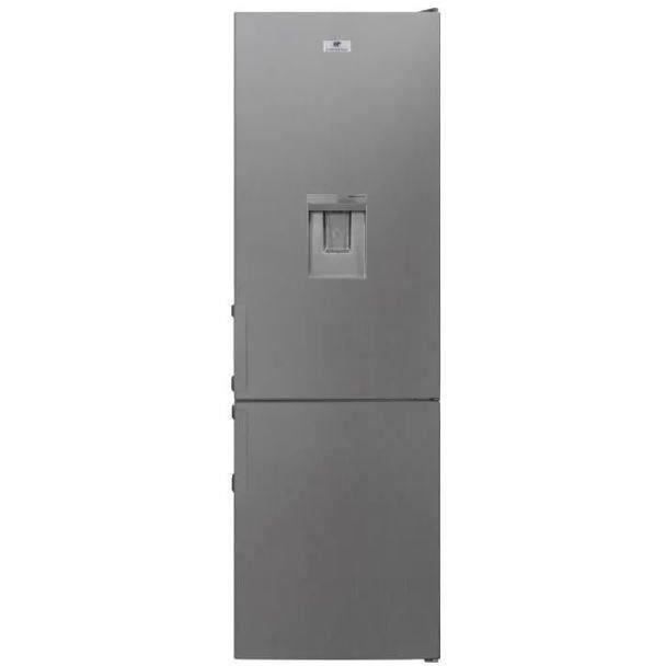 Réfrigérateur congélateur bas CONTINENTAL EDISON - 268L - Froid statique - Poignées inox - Silver