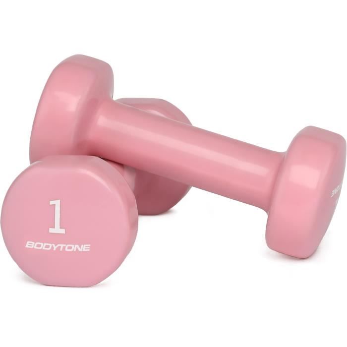 BODYTONE - DV1 - PAIRE D´HALTÈRES EN VINYL 1 KG