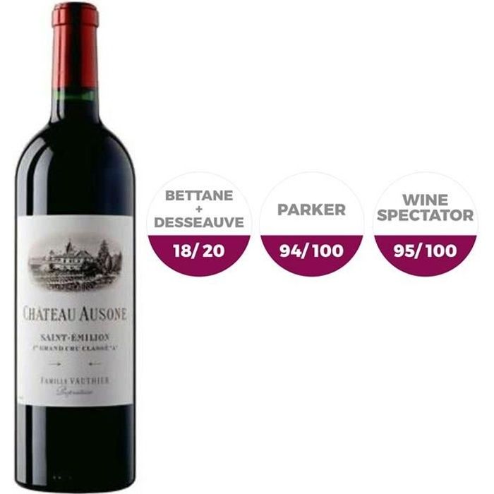 Château Ausone 2004 Saint Emilion Grand Cru - Vin rouge de Bordeaux