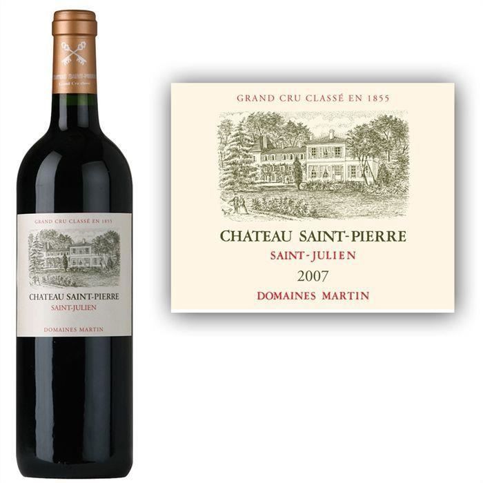 Château Saint-Pierre 2007 Saint-Julien Grand Cru - Vin rouge de Bordeaux