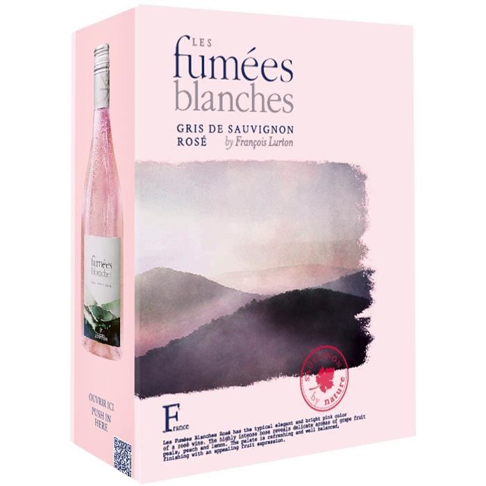 BIB François Lurton Les Fumées Blanches Vin de France - Vin rosé