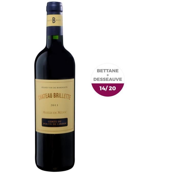 Château Brillette 2011 Moulis en Médoc Cru Bourgeois - Vin rouge de Bordeaux