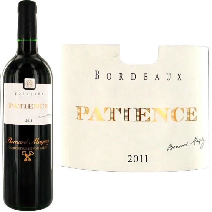 Patience 2011 Bordeaux Bernard Magrez - Vin rouge de Bordeaux