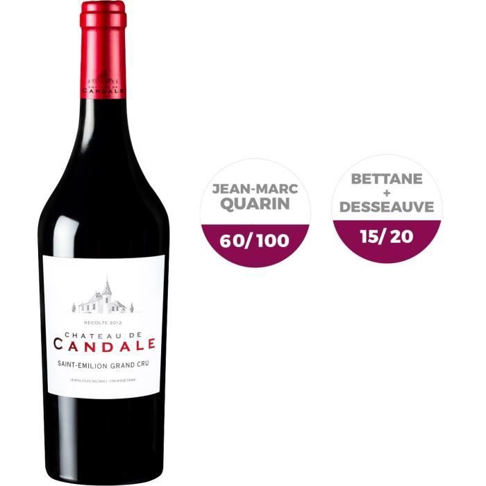 Château de Candale 2012 Saint Emilion Grand Cru - Vin rouge de Bordeaux