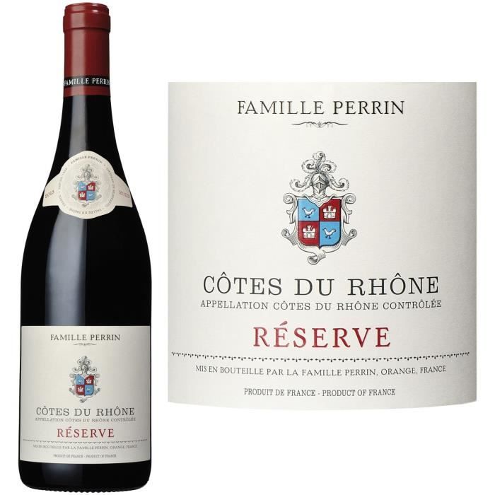 Famille Perrin réserve Côtes du Rhône rouge 2018