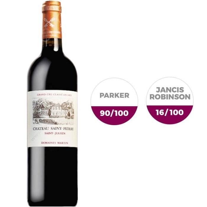 Château Saint Pierre 2013 - AOC Saint Julien - Vin rouge de Bordeaux - 0.75cl