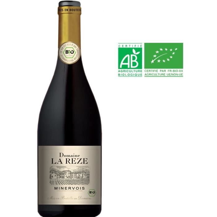 Domaine La Reze 2016 Minervois - Vin rouge du Languedoc Roussillon - Bio
