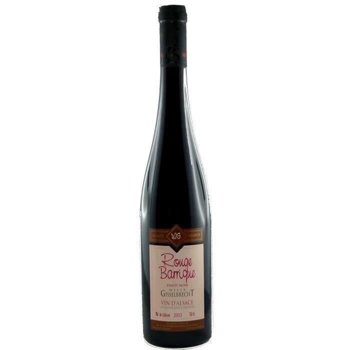 Gisselbrecht Rouge Barrique 2018 Alsace Pinot Noir - Vin rouge d'Alsace