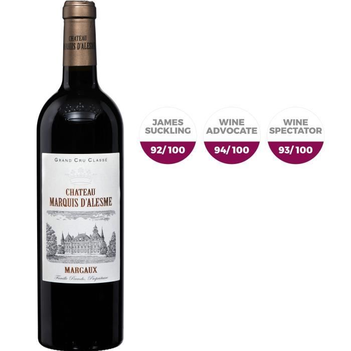 Château Marquis D'alesme Becker 2017 Margaux Grand Cru - Vin rouge de Bordeaux