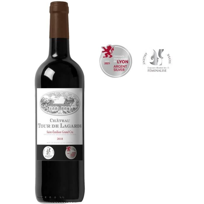 Château Tour de Lagarde 2018 Saint-Emilion Grand Cru - Vin rouge de Bordeaux