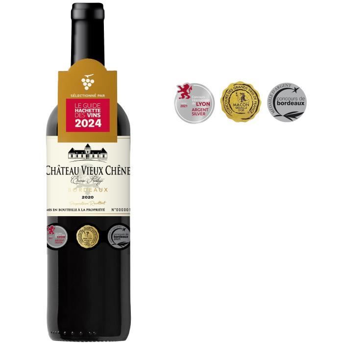 Château Le Vieux Chêne 2018 Bordeaux HVE3 - Vin rouge de Bordeaux