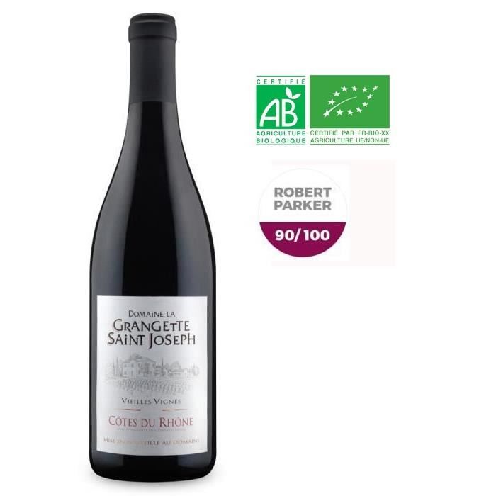 Domaine la Grangette Saint-Joseph 2018 AOC Côtes du Rhône - Vin rouge du Rhône Bio