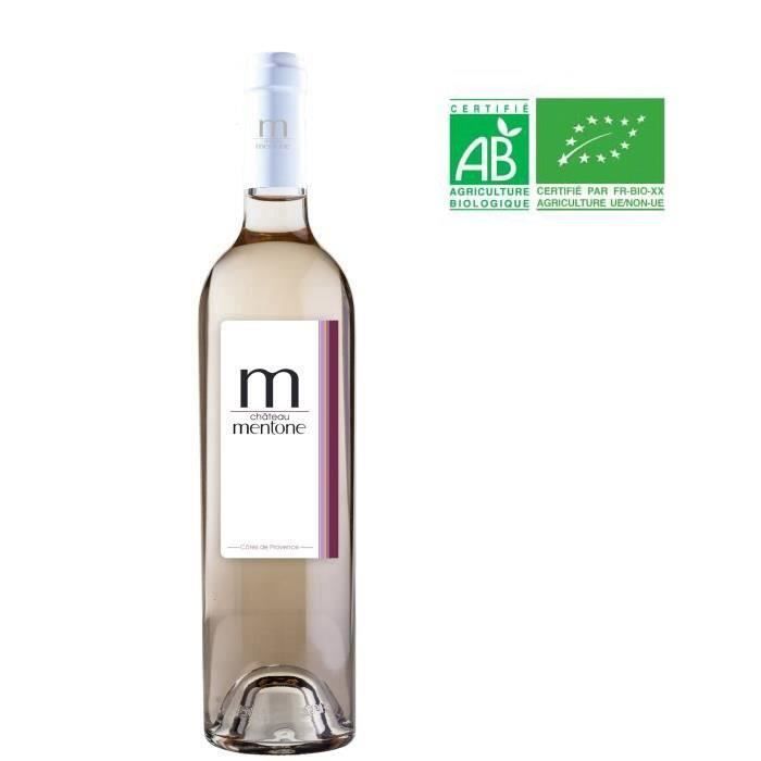 Château Mentone 2019 Côtes de Provence - Vin rosé de Provence - Bio