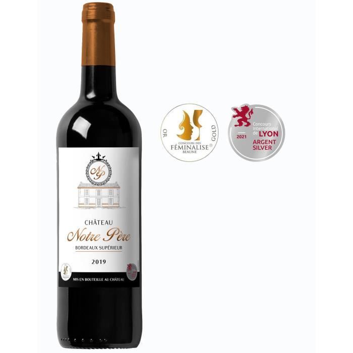 Château Notre Père 2019 Bordeaux Supérieur - Vin rouge de Bordeaux