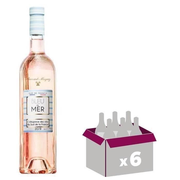 Bernard Magrez Bleu de Mer 2021 Vin de Pays d'Oc - Vin rosé du Languedoc x6