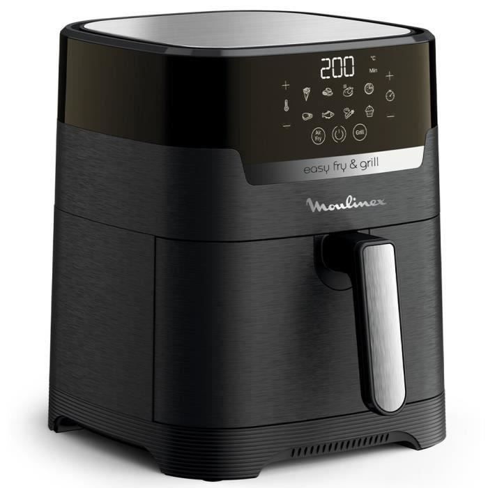 MOULINEX EZ505810 Easy Fry & Grill Digit 2-en-1 Friteuse à air + grill, 4,2 L, 8 programmes auto, Température réglable, Timer