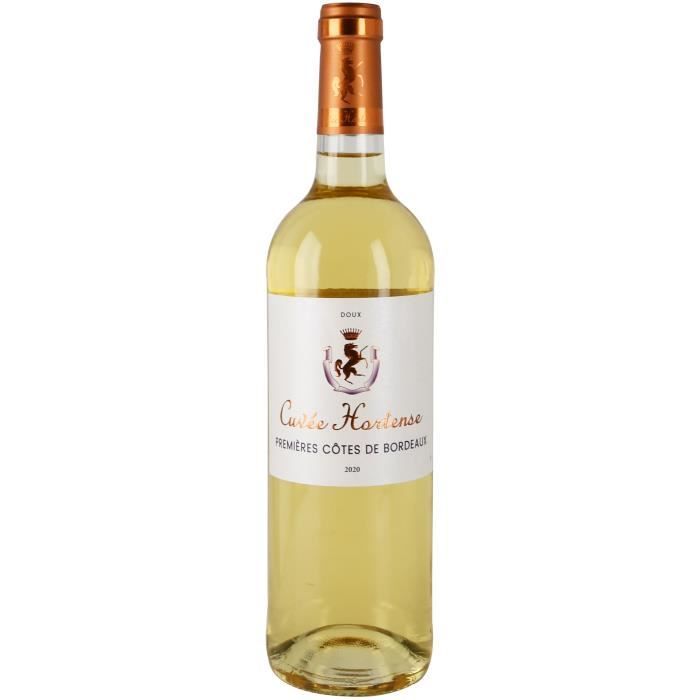 Cuvée Hortense 2020 Premières Côtes de Bordeaux -Doux- - Vin blanc de Bordeaux