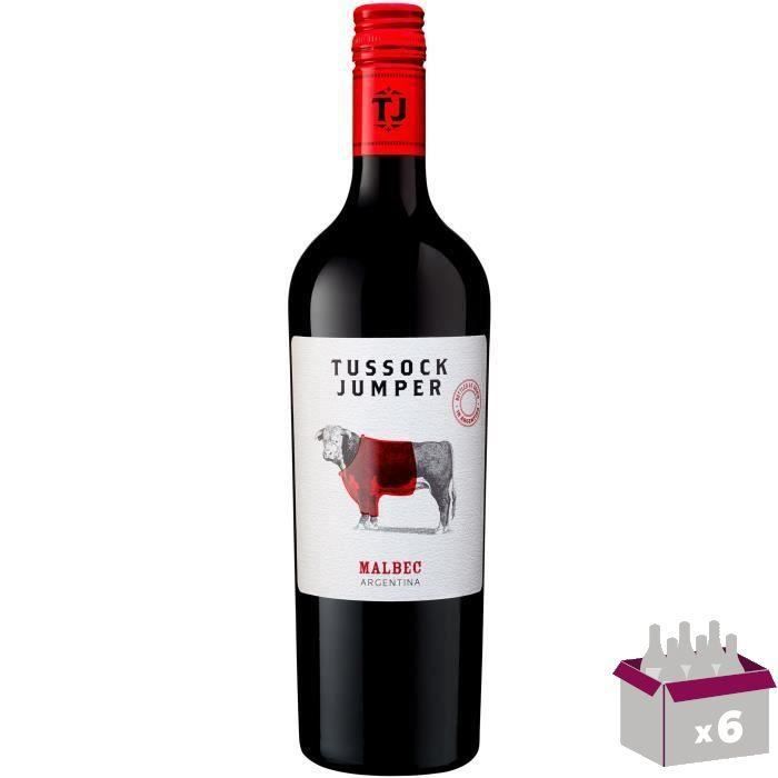 Tussock Jumper Malbec - Vin rouge d'Argentine x6