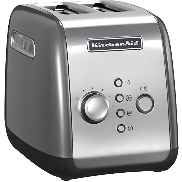 KITCHENAID 5KMT221ECU Grille pain - Gris Argent