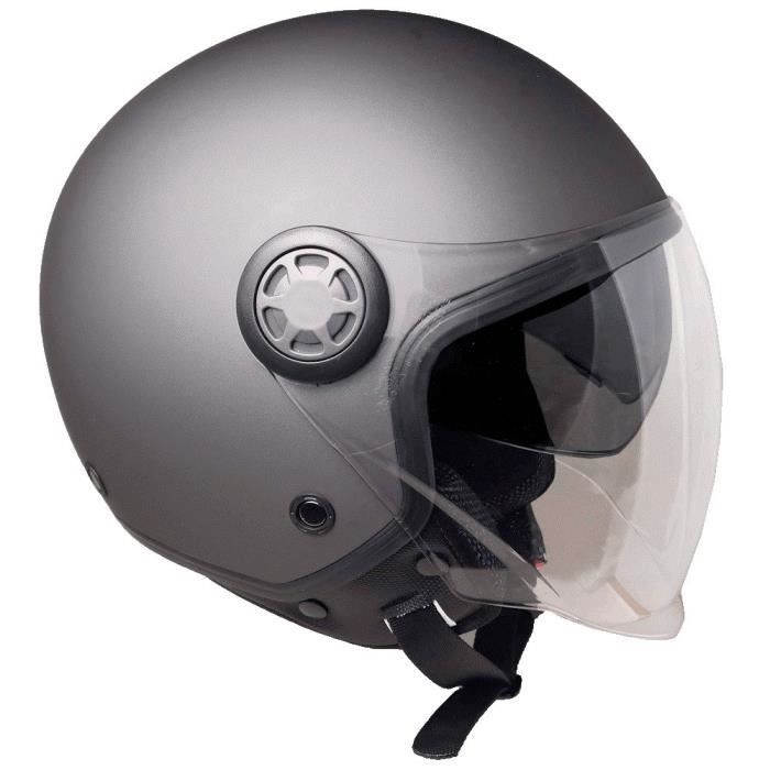 SKAP Casque jet 1SH ZED - Titanium