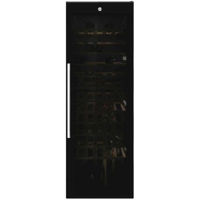 HOOVER H-WINE 700 PRO HWC200EELW - Cave à vin de service WIFI - 82 Bouteilles - Classe A - 49 cm x 143,5 cm - Noir & Inox