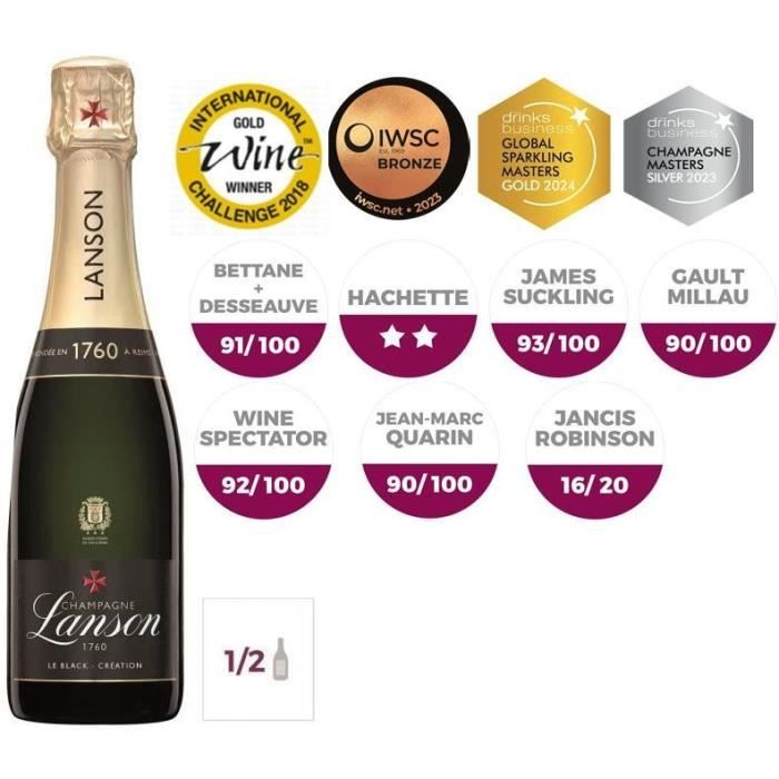 Champagne Lanson Le Black Label Brut - 37,5 cl
