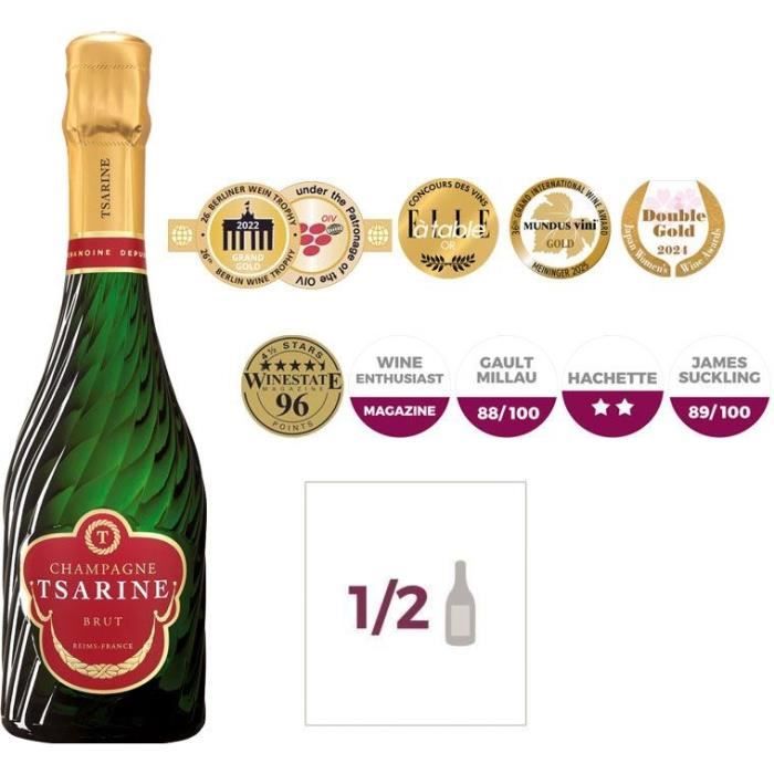 Champagne Tsarine Cuvée Premium Brut - 37,5 cl