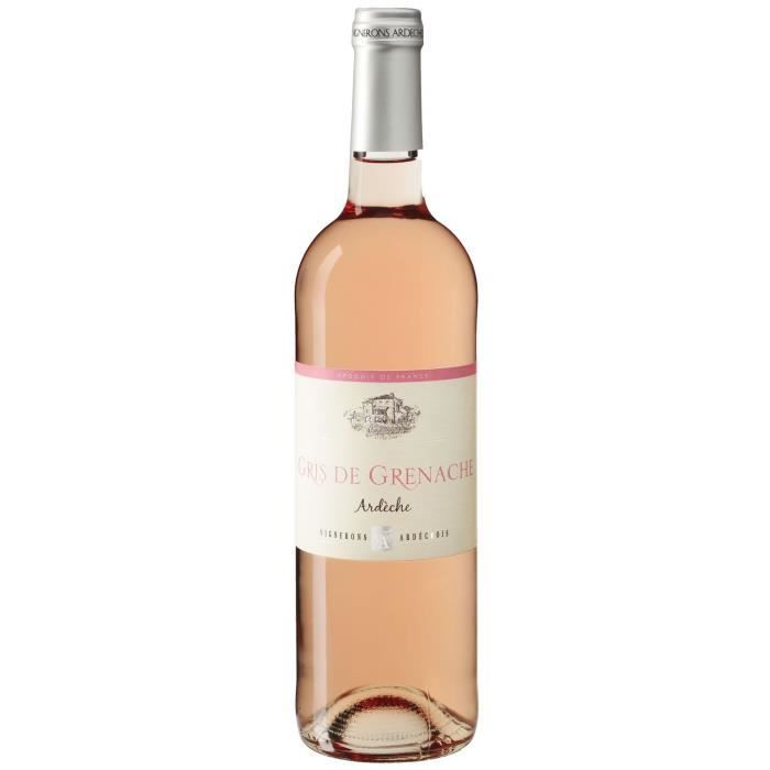 Gris de Grenache Vignerons Ardéchois 2019 Côteaux de l'Ardèche - Vin rosé de la Vallée du Rhône