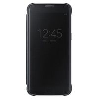 Samsung Clear View Cover S7 Edge - Noir