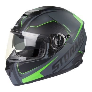 STORMER Casque Intégral Versus Néon Déco Vert