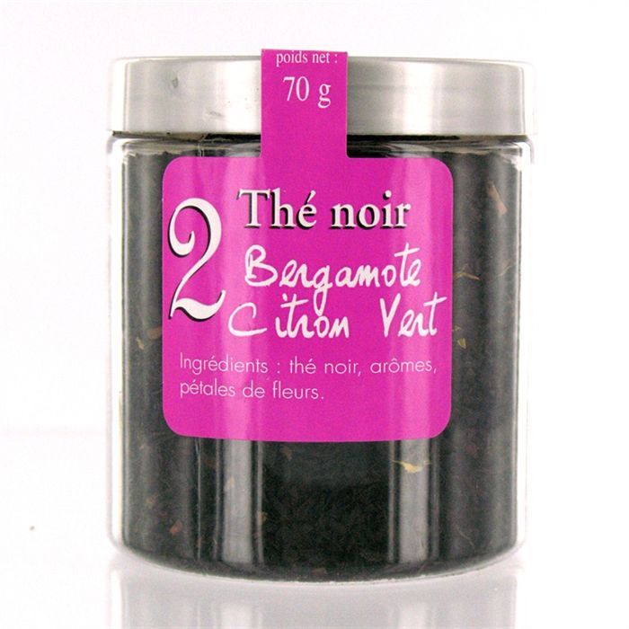 MAISON TAILLEFER Thé noir Bergamote Citron vert 60g