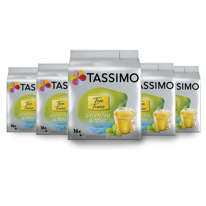 Tassimo Twinnings Thé Vert en Dosettes x16 - 40 Gr