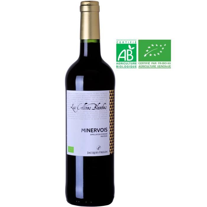 Collines Blanches 2017 Minervois - Vin rouge du Languedoc-Roussillon - Bio