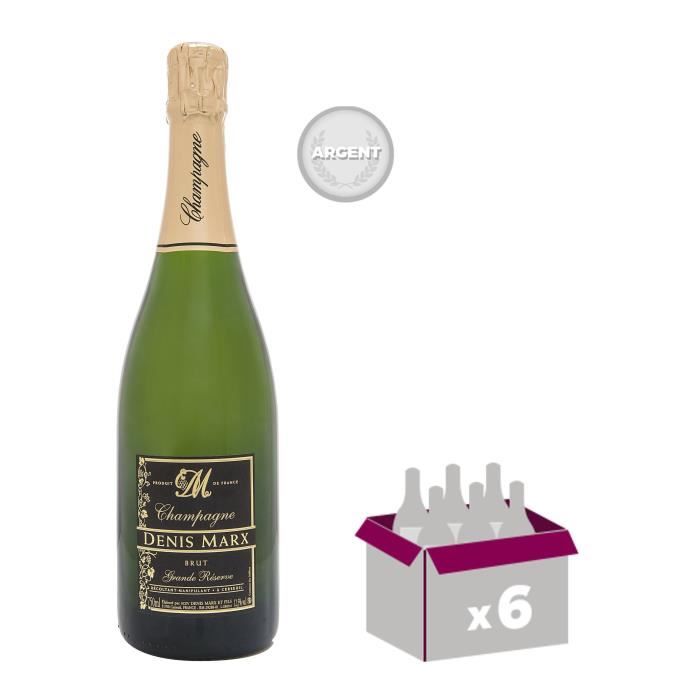 DENIS MARX Grande Réserve Champagne - Brut - 75 cl x 6