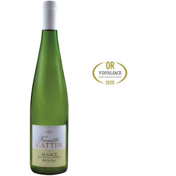 Famille Cattin Riesling 2019 Alsace - Vin blanc d'Alsace
