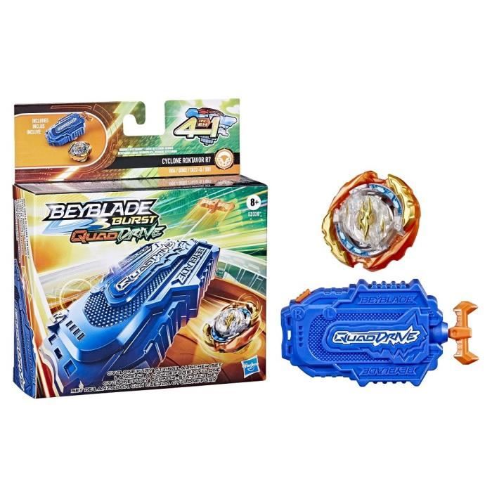 BEYBLADE - QuadDrive - Lanceur à corde Cyclone Fury et toupie