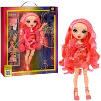 Rainbow High S23 Fashion Doll - Poupée 27 cm Priscilla Perez (Rose) - 1 tenue, 1 paire de chaussures et des accessoires