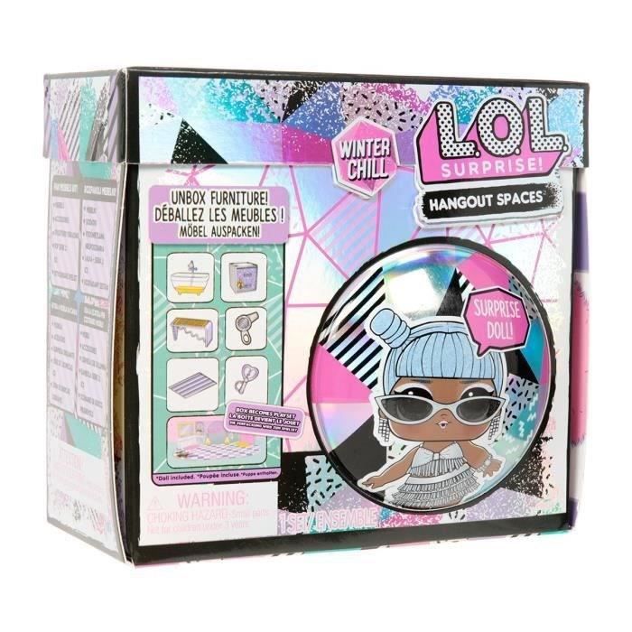 L.O.L. Surprise - Winter Chill Hangout Spaces Meubles - Ice - Avec 1 poupée, Accessoires & Meubles